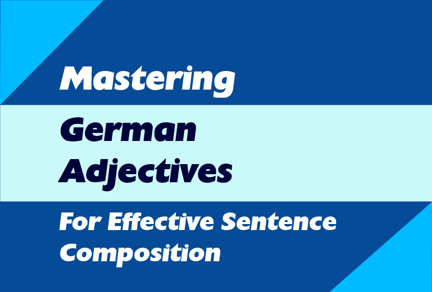 German Adjectives