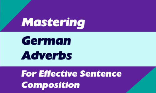 German Adverbs