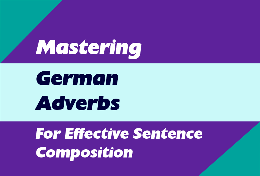 German Adverbs