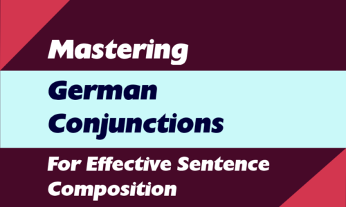 German Conjunctions