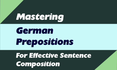 German Prepositions