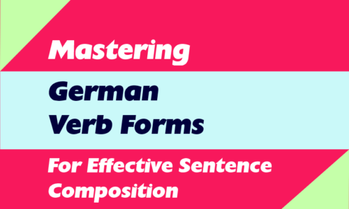 German Verb Forms